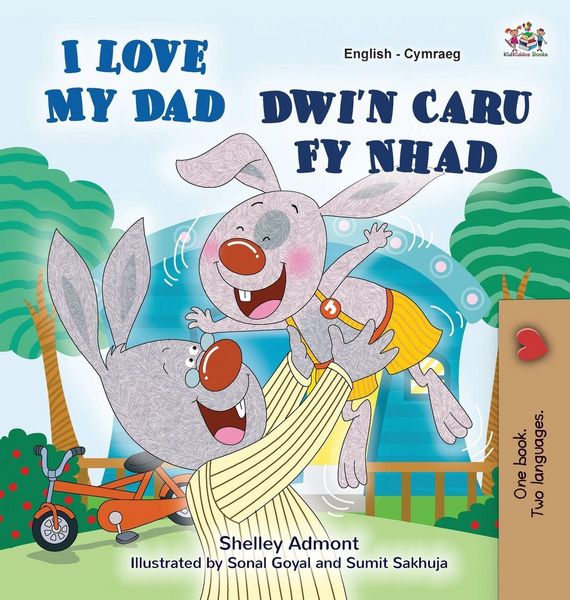 Produktbild: I Love My Dad (English Welsh Bilingual Children's Book)