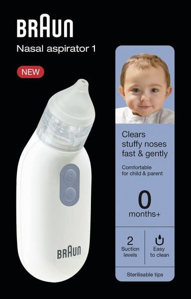 Produktbild: Braun Baby-Nasensauger Nasal aspirator1 BNA100EU