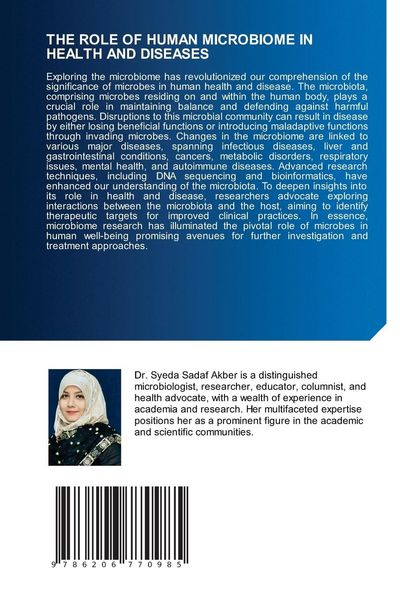 Produktbild: The Role Of Human Microbiome in Health and Diseases