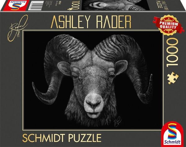 Schmidt Spiele 58540 - Dominance, Widder, Im Zeichen des Feuers, Puzzle Ashley Rader 1.000 Teile