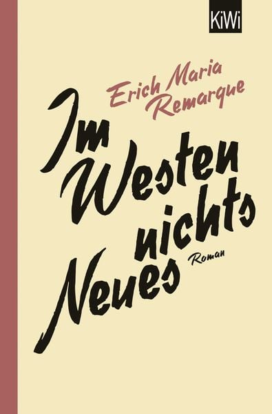 Im Westen nichts Neues, Taschenbuch von Erich Maria Remarque, Kiepenheuer & Witsch, 9783462046335