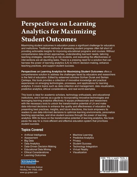 Produktbild: Perspectives on Learning Analytics for Maximizing Student Outcomes