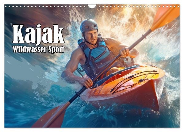 Produktbild: Kayak Wildwasser Sport (Wandkalender 2026 DIN A3 quer), CALVENDO Monatskalender