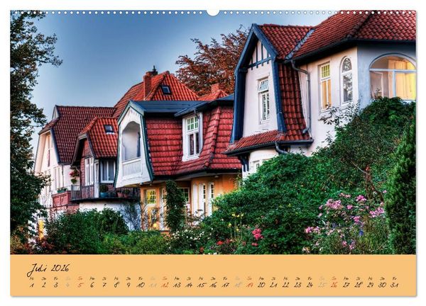 Produktbild: Bergedorf Hamburgs Perle an der Bille (hochwertiger Premium Wandkalender 2026 DIN A2 quer), Kunstdruck in Hochglanz