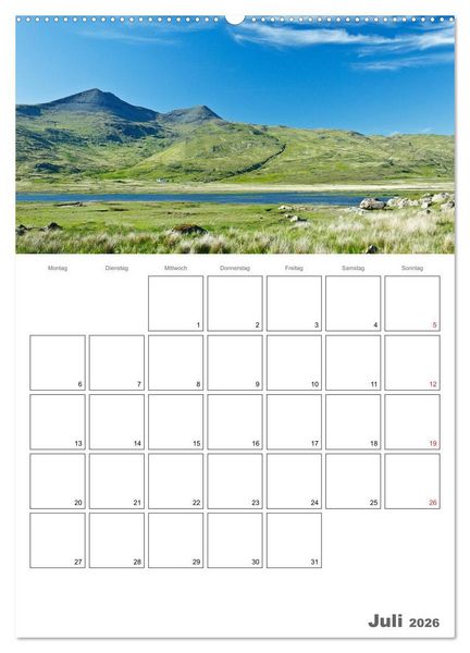 Produktbild: Schottland f&uuml;r Naturliebhaber (Wandkalender 2026 DIN A2 hoch), CALVENDO Monatskalender