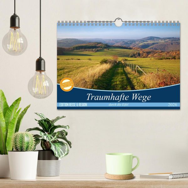 Produktbild: Traumhafte Wege durch die Eifel (Wandkalender 2026 DIN A4 quer), CALVENDO Monatskalender