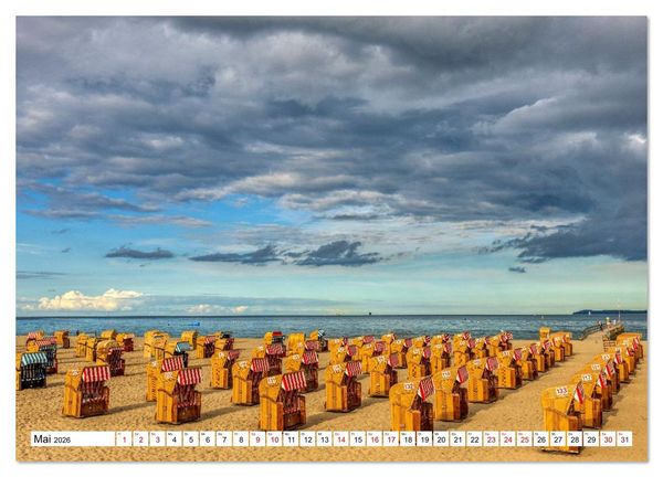 Produktbild: Travem&uuml;nde &ndash; Wo das Meer atmet (Wandkalender 2026 DIN A4 quer), CALVENDO Monatskalender