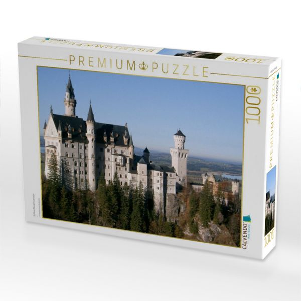 Produktbild: CALVENDO Puzzle Schloss Neuschwanstein | 1000 Teile Lege-Gr&ouml;&szlig;e 64x48cm Foto-Puzzle f&uuml;r gl&uuml;ckliche Stunden
