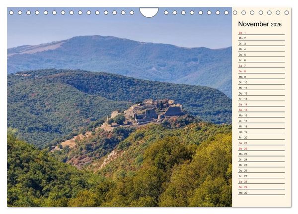Produktbild: Katharerburgen - Entdeckungen im Pays Cathare (Wandkalender 2026 DIN A4 quer), CALVENDO Monatskalender