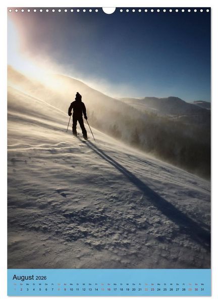 Produktbild: Endlich wieder Skifahren (Wandkalender 2026 DIN A3 hoch), CALVENDO Monatskalender