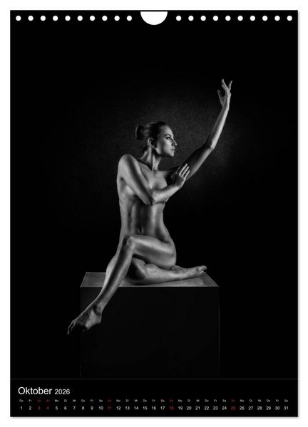 Produktbild: BODY SCULPTURE (Wandkalender 2026 DIN A4 hoch), CALVENDO Monatskalender