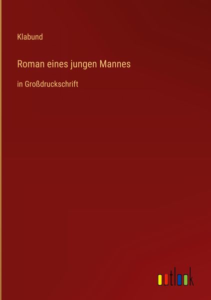 Produktbild: Roman eines jungen Mannes