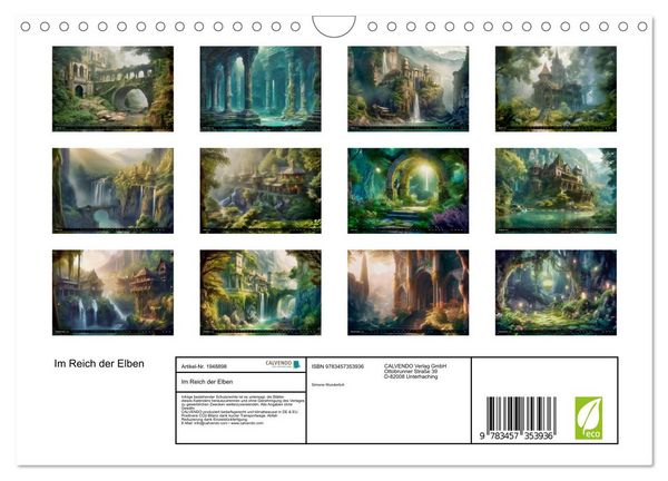 Produktbild: Im Reich der Elben (Wandkalender 2026 DIN A4 quer), CALVENDO Monatskalender