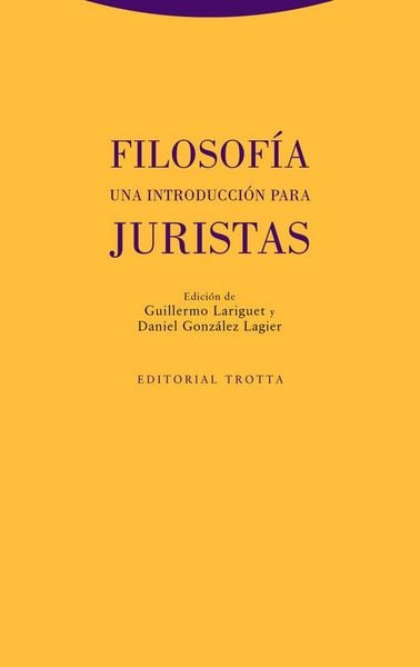 Produktbild: Filosof&iacute;a. Una introducci&oacute;n para juristas