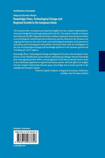 Produktbild: Knowledge Flows, Technological Change and Regional Growth in the European Union