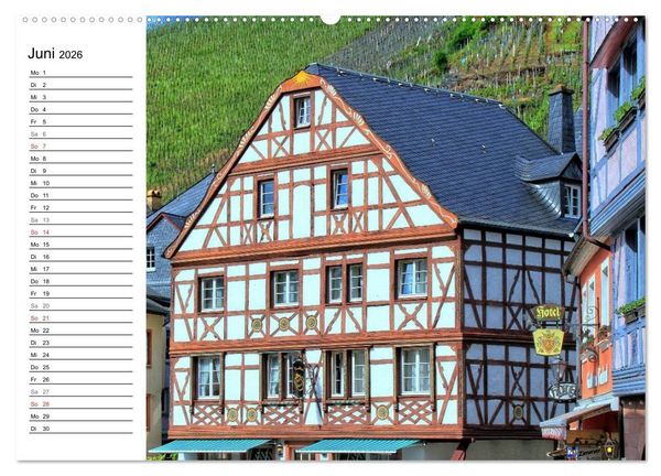 Produktbild: Eine Perle an der Mosel &ndash; Bernkastel-Kues (Wandkalender 2026 DIN A2 quer), CALVENDO Monatskalender