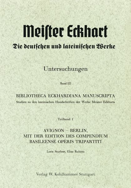 Produktbild: Bibliotheca Eckhardiana Manuscripta