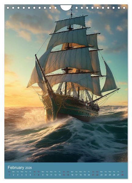 Produktbild: Weathering a Storm (Wall Calendar 2026 DIN A4 portrait), CALVENDO 12 Month Wall Calendar