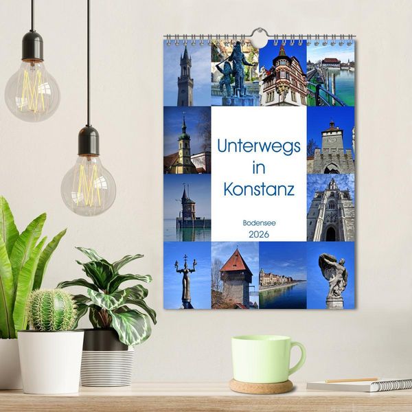 Produktbild: Unterwegs in Konstanz (Wandkalender 2026 DIN A4 hoch), CALVENDO Monatskalender