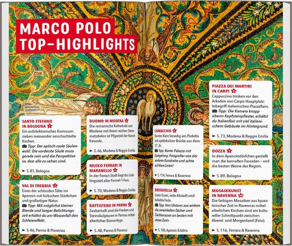 Produktbild: MARCO POLO Reisef&uuml;hrer Emilia-Romagna, Bologna, Parma, Ravenna
