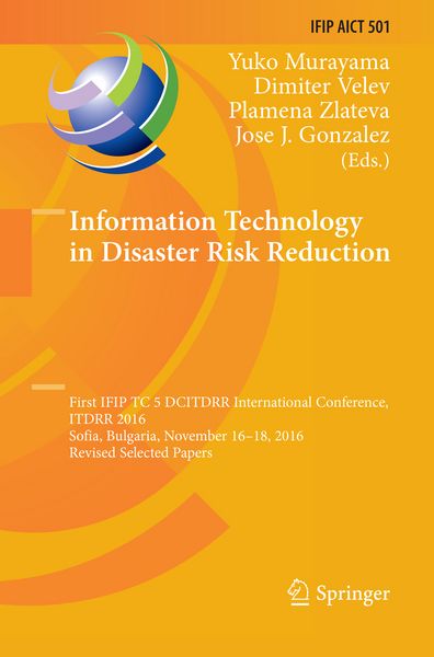 Produktbild: Information Technology in Disaster Risk Reduction