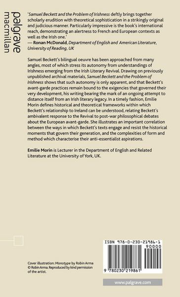 Produktbild: Samuel Beckett and the Problem of Irishness
