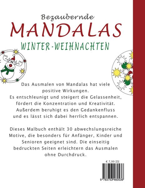 Produktbild: Bezaubernde Mandalas - Winter-Weihnachten