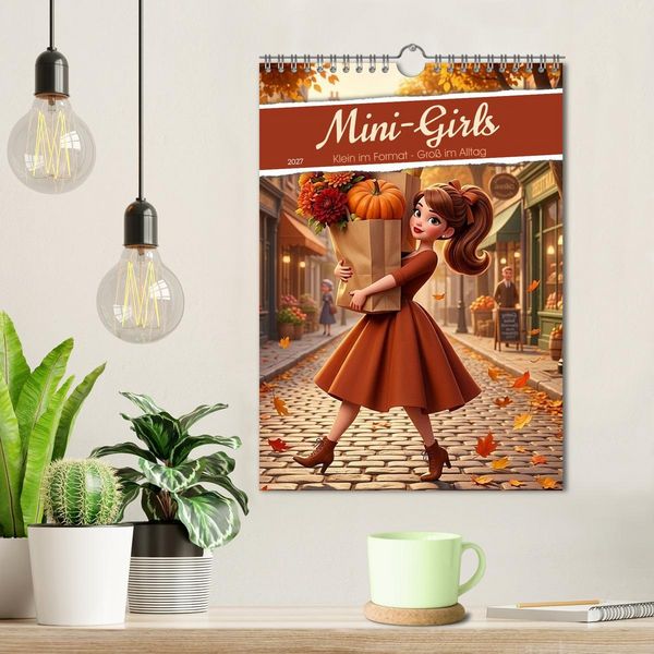 Produktbild: Mini-Girls (Wandkalender 2027 DIN A4 hoch), CALVENDO Monatskalender