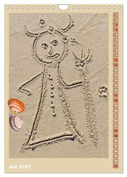 Produktbild: Strandgesellen (Wandkalender 2027 DIN A4 hoch), CALVENDO Monatskalender