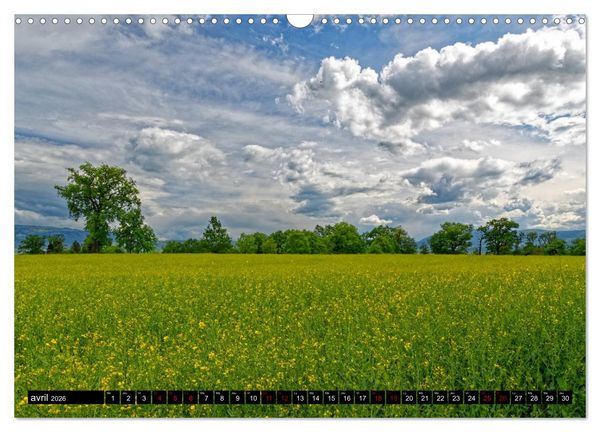 Produktbild: Au fil du temps... Du Jura aux Alpes (Calendrier mural 2026 DIN A3 vertical), CALVENDO calendrier mensuel