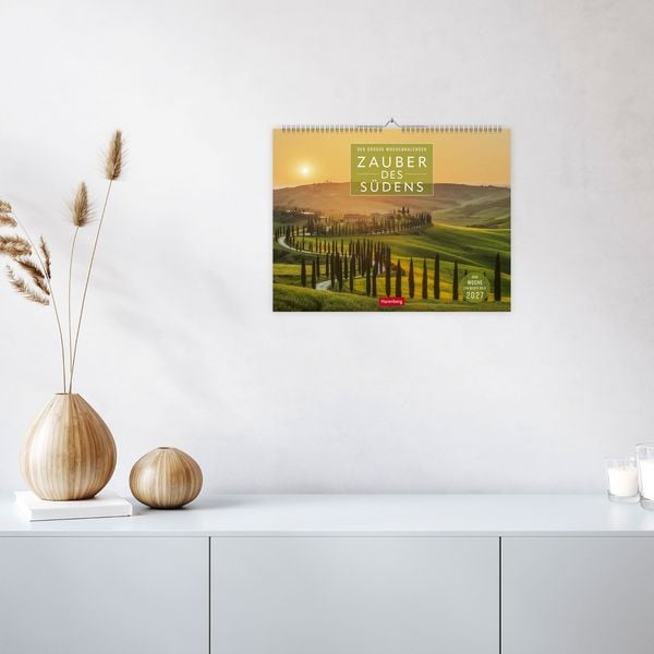 Produktbild: Zauber des S&uuml;dens Gro&szlig;er Wochenkalender 2027 - Jede Woche ein neues Bild