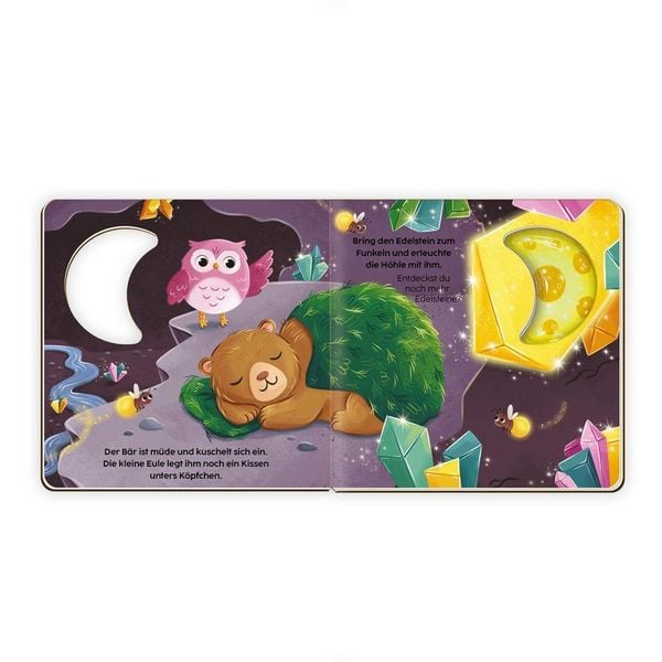 Produktbild: TR&Ouml;TSCH - Pappenbuch Leuchtbuch Die kleine Eule sagt Gute Nacht
