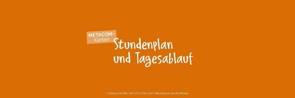 Produktbild: METACOM-Karten: Stundenplan und Tagesablauf