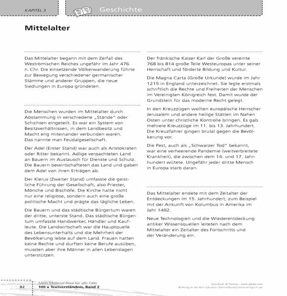 Produktbild: 100 x Textverst&auml;ndnis, Band 2
