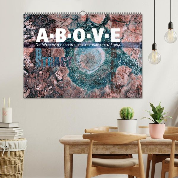 Produktbild: ABOVE - Die Welt von oben in ihrer abstraktesten Form (Wandkalender 2026 DIN A2 quer), CALVENDO Monatskalender
