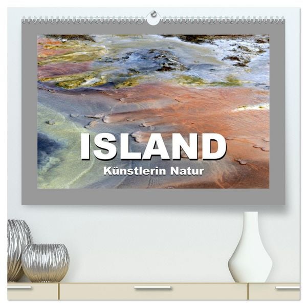 Island – Künstlerin Natur (hochwertiger Premium Wandkalender 2026 DIN A2 quer), Kunstdruck in Hochglanz