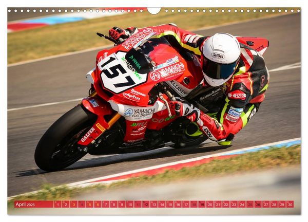 Produktbild: Motorrad Rennsport (Wandkalender 2026 DIN A3 quer), CALVENDO Monatskalender