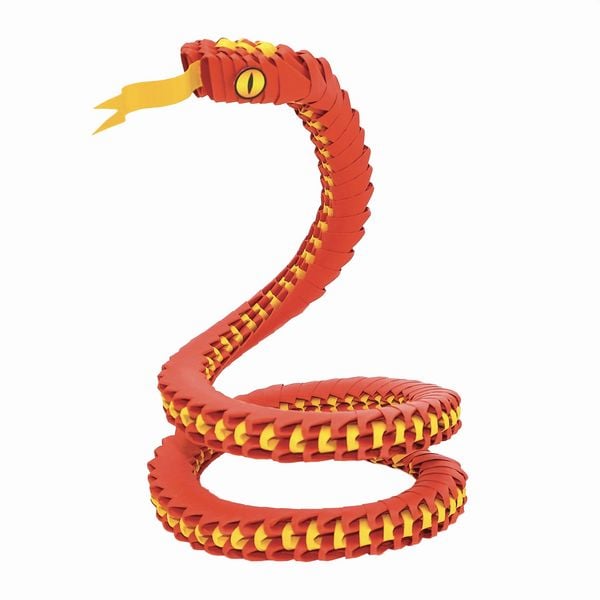 Produktbild: CREAGAMI - Origami 3D Schlange 271 Teile