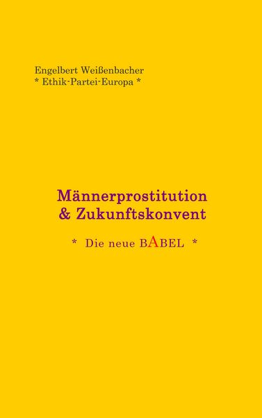 Produktbild: M&auml;nnerprostitution & Zukunftskonvent