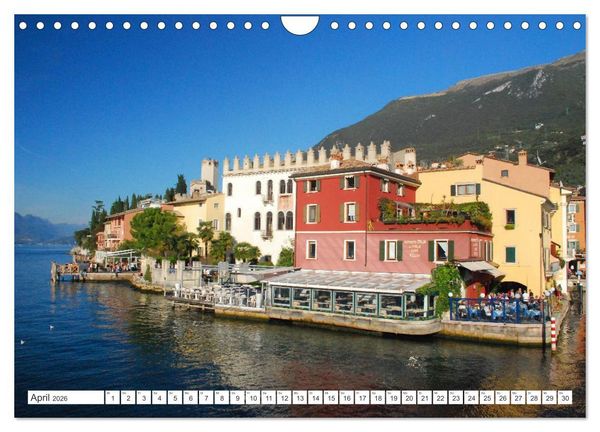 Produktbild: Traumkulisse Gardasee (Wandkalender 2026 DIN A4 quer), CALVENDO Monatskalender