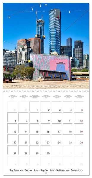 Produktbild: Melbourne - Australia's friendly metropolis (Wall Calendar 2027 12 &times; 12 Inch) CALVENDO 12 Month Wall Calendar