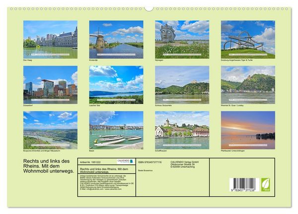 Produktbild: Rechts und links des Rheins. Mit dem Wohnmobil unterwegs. (hochwertiger Premium Wandkalender 2026 DIN A2 quer), Kunstdruck in Hochglanz