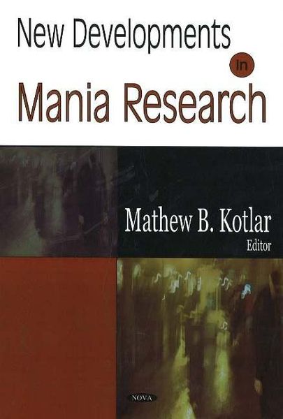 Produktbild: New Developments in Mania Research