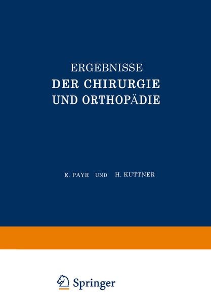 Produktbild: Ergebnisse der Chirurgie und Orthop&auml;die