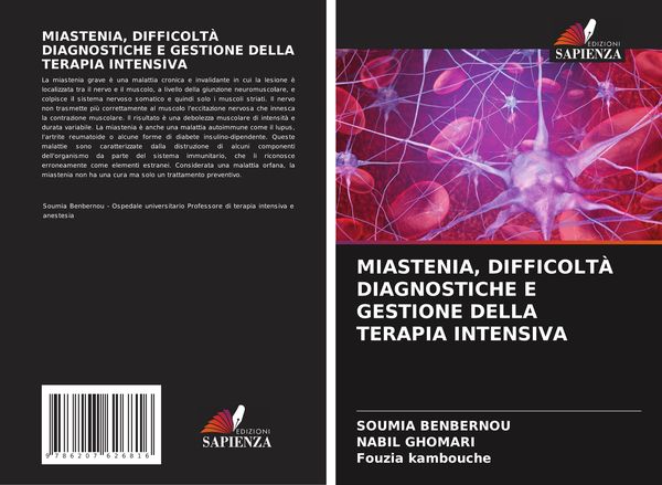 Produktbild: MIASTENIA, DIFFICOLT&Agrave; DIAGNOSTICHE E GESTIONE DELLA TERAPIA INTENSIVA