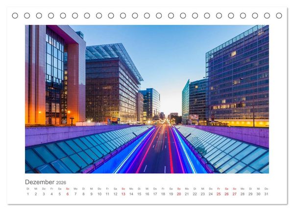 Produktbild: Br&uuml;ssel und Flandern Impressionen (Tischkalender 2026 DIN A5 quer), CALVENDO Monatskalender