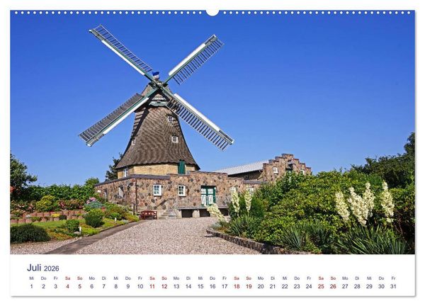 Produktbild: Radtouren ab Eckernf&ouml;rde (hochwertiger Premium Wandkalender 2026 DIN A2 quer), Kunstdruck in Hochglanz