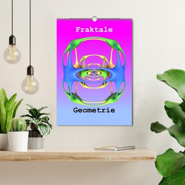 Produktbild: Fraktale Geometrie (Wandkalender 2026 DIN A3 hoch), CALVENDO Monatskalender