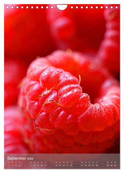 Produktbild: Blaubeeren, Himbeeren & Co - Makrofotografie in der K&uuml;che (Wandkalender 2026 DIN A4 hoch), CALVENDO Monatskalender