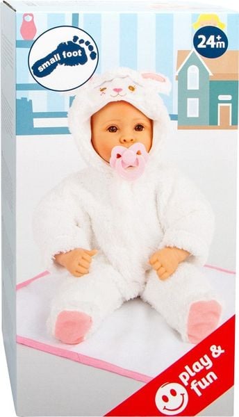 Produktbild: Small foot 11498 - Babypuppe Lämmchen, Puppe mit Zubehör, 43 cm